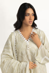 UAE-3PC Lawn Schiffli Embroidered Suit IUSTKSD-2016