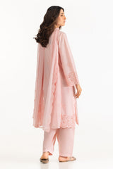 UAE-3PC Lawn Schiffli Embroidered Suit