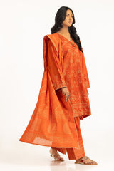 UAE-3PC Lawn Sequence Embroidered Suit IUSTKSD-2008