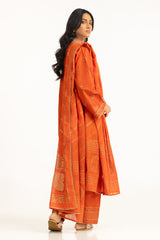UAE-3PC Lawn Sequence Embroidered Suit IUSTKSD-2008
