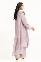 UAE-3PC Lawn Sequence Embroidered Suit IUSTKSD-2009