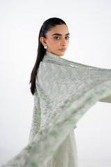 UAE-3PC Lawn Silver And Lacquer Printed Suit IUSTKSD-2060