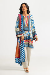 UAE-3PC Linen Printed Suit