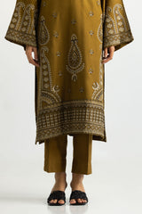 UAE-3PC Pashmina Embroidered Suit