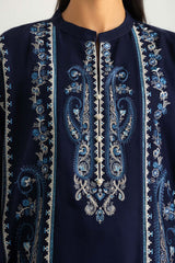 UAE-3PC Pashmina Embroidered Suit