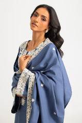 UAE-3PC Pashmina Embroidered Suit
