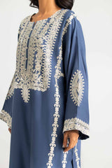 UAE-3PC Pashmina Embroidered Suit