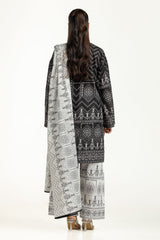 UAE-3PC Printed Lawn Suit IUSTKSD-1309