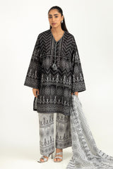 UAE-3PC Printed Lawn Suit IUSTKSD-1309