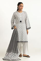 UAE-3PC Printed Lawn Suit IUSTKSD-1317