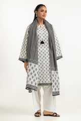 UAE-3PC Printed Lawn Suit IUSTKSD-1317