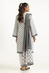 UAE-3PC Printed Lawn Suit IUSTKSD-1317
