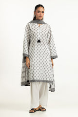 UAE-3PC Printed Lawn Suit IUSTKSD-1317