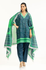 UAE-3PC Printed Lawn Suit IUSTKSD-1412