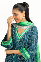 UAE-3PC Printed Lawn Suit IUSTKSD-1412