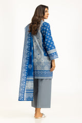 UAE-3PC Printed Lawn Suit IUSTKSD-2003