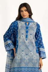 UAE-3PC Printed Lawn Suit IUSTKSD-2003