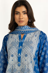 UAE-3PC Printed Lawn Suit IUSTKSD-2003