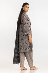 UAE-3PC Printed Lawn Suit IUSTKSD-2030