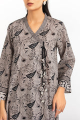 UAE-3PC Printed Lawn Suit IUSTKSD-2030