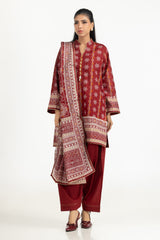 UAE-3PC Printed Lawn Suit IUSTKSD-2032