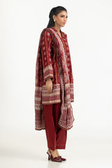 UAE-3PC Printed Lawn Suit IUSTKSD-2032