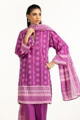 UAE-3PC Printed Lawn Suit IUSTKSD-2033