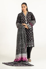 UAE-3PC Printed Lawn Suit IUSTKSD-2055