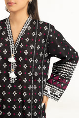 UAE-3PC Printed Lawn Suit IUSTKSD-2055