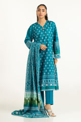 UAE-3PC Printed Lawn Suit IUSTKSD-2065