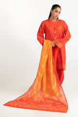 UAE-3PC Printed Lawn Suit IUSTKSD-2076