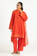 UAE-3PC Printed Lawn Suit IUSTKSD-2076