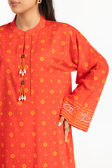 UAE-3PC Printed Lawn Suit IUSTKSD-2076