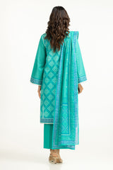 UAE-3PC Printed Lawn Suit IUSTKSD-2078
