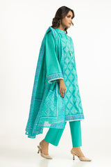 UAE-3PC Printed Lawn Suit IUSTKSD-2078