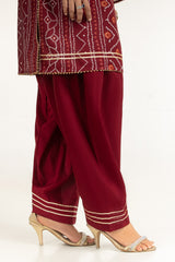 UAE-3PC Printed Lawn Suit IUSTKSD-2141