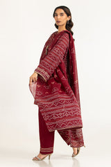 UAE-3PC Printed Lawn Suit IUSTKSD-2141