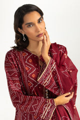 UAE-3PC Printed Lawn Suit IUSTKSD-2141