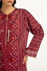 UAE-3PC Printed Lawn Suit IUSTKSD-2141