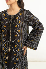 UAE-3PC Printed Lawn Suit IUSTKSD-2142