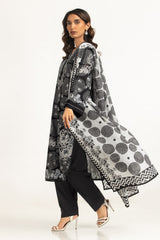UAE-3PC Printed Lawn Suit IUSTKSD-2161