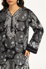 UAE-3PC Printed Lawn Suit IUSTKSD-2161