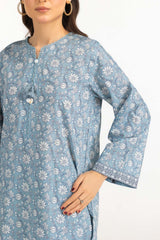 UAE-3PC Printed Lawn Suit IUSTKSD-2175