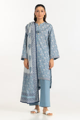 UAE-3PC Printed Lawn Suit IUSTKSD-2175