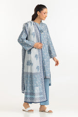 UAE-3PC Printed Lawn Suit IUSTKSD-2175
