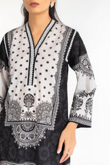 UAE-3PC Printed Lawn Suit IUSTKSD-2184