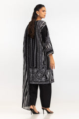 UAE-3PC Printed Lawn Suit IUSTKSD-2185