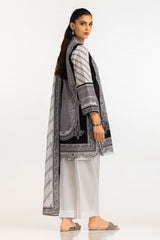 UAE-3PC Printed Lawn Suit IUSTKSD-2193