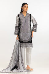 UAE-3PC Printed Lawn Suit IUSTKSD-2193