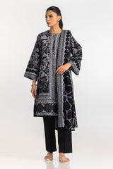UAE-3PC Printed Lawn Suit IUSTKSD-2205
